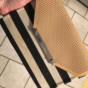 Stella&Dot clutch, striped